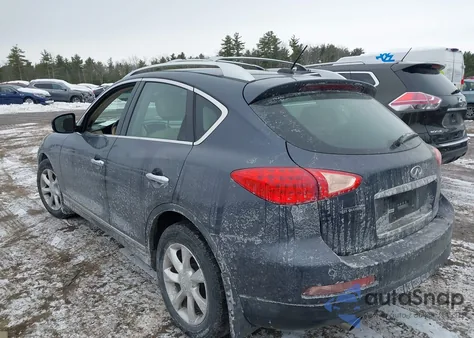 2009 Infiniti Ex35 Journey z USA, uszkodzony, nr VIN JNKAJ09F69M950943